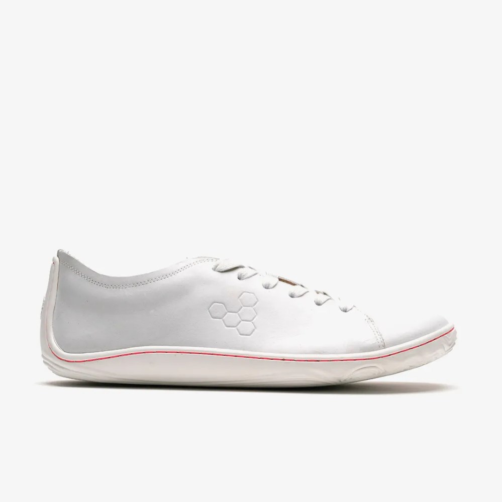 Vivobarefoot Addis Womens Trainers White UK WQYF